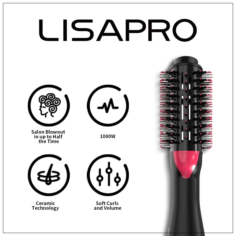 LISAPRO Ionic Volumizer: Transforme Seu Cabelo com Tecnologia e Estilo