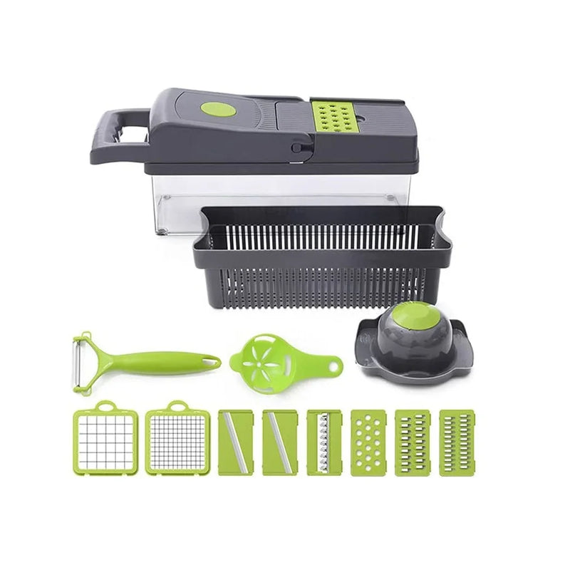 Multi Cutter Nicer Food and Fruit Grey 13 in 1