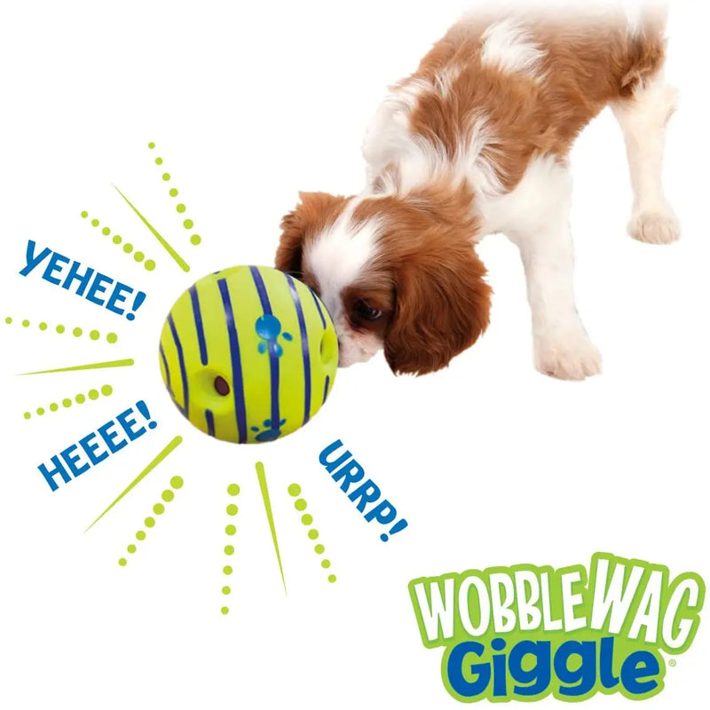 Wobble Wag Giggle Ball: Diversão e Exercício para Seu Cão em Qualquer Lugar