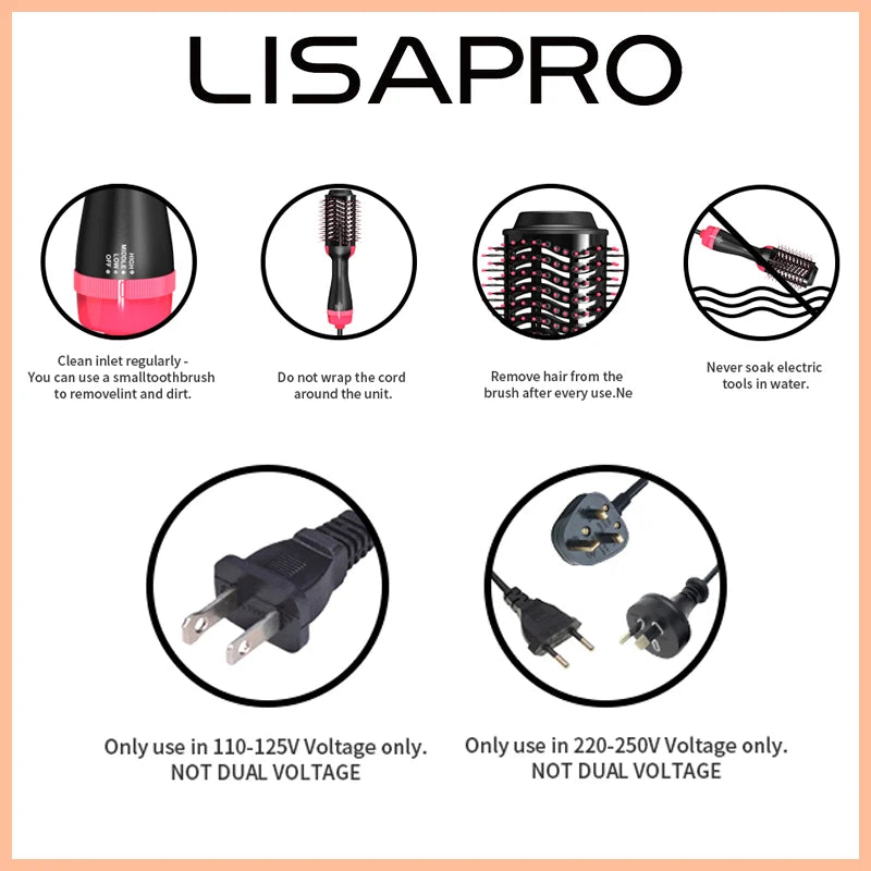 LISAPRO Ionic Volumizer: Transforme Seu Cabelo com Tecnologia e Estilo