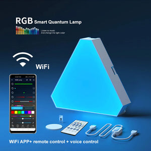 TriLight: Lâmpada de Parede Inteligente RGB com Captador de Ritmo